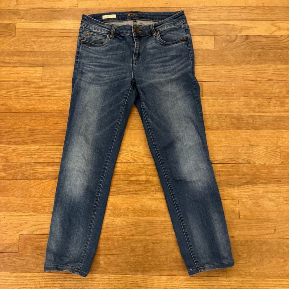 Kut From The Kloth Diana skinny ankle medium wash low rise jeans pants sz 4
b49